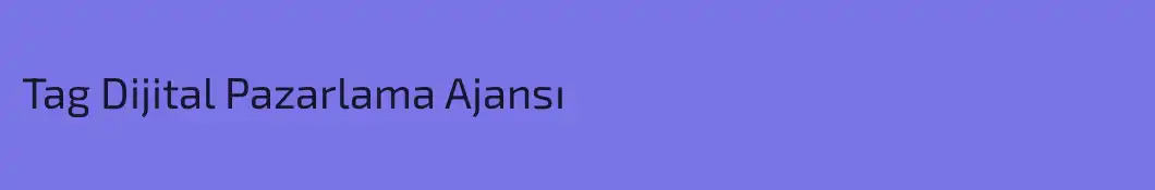 Tag Dijital Pazarlama Ajansı
